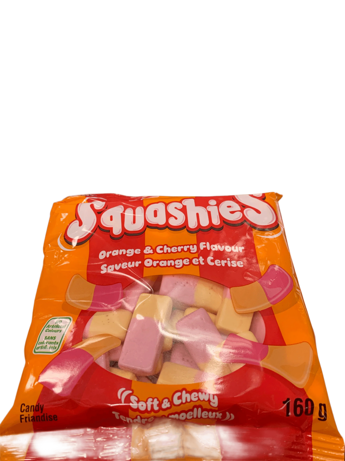 Squashies Orange and Cherry Flavour 160G - U.K Edition