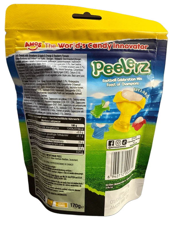 Peelerz Football Celebration Mix 170G - U.S Edition