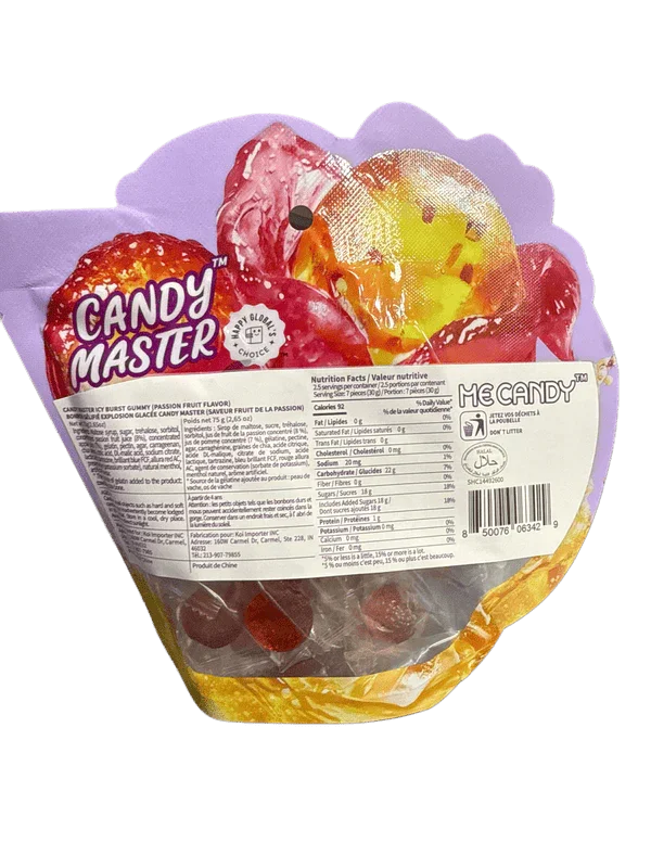 Peel & Pop Peelable Passionfruit Gummies 75G - China Edition