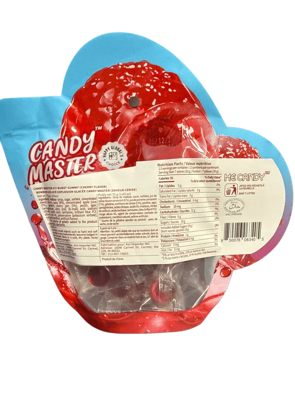Peel & Pop Cherry Burst Gummies 75G - China Edition