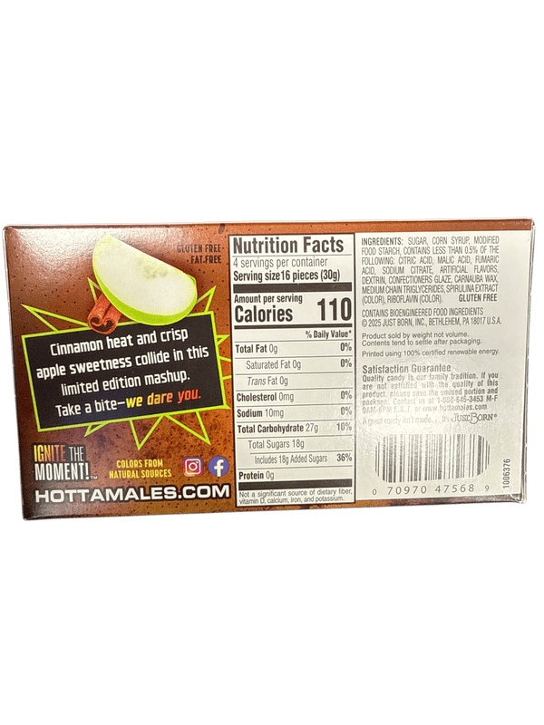 Hot Tamales Cinnamon Apple Candy 120G - U.S Edition