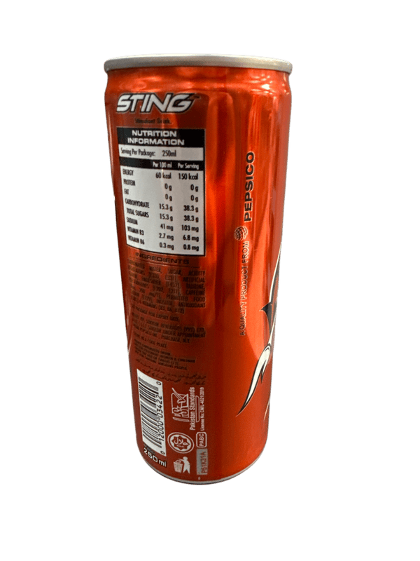 Sting Berry Blast Energy 250ML - Pakistan Edition