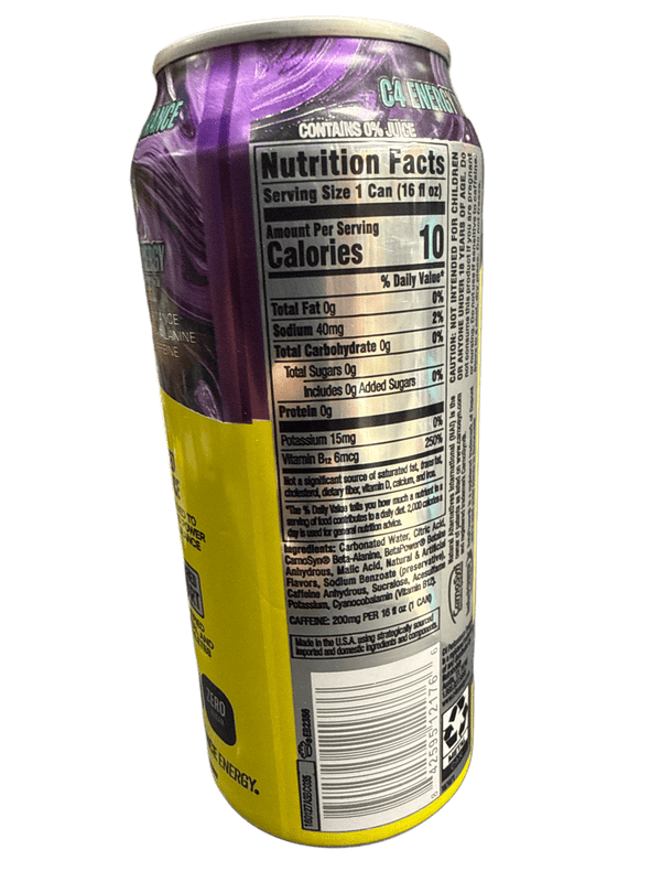 C4 Cosmic Rainbow Energy Drink 473ML - U.S Edition