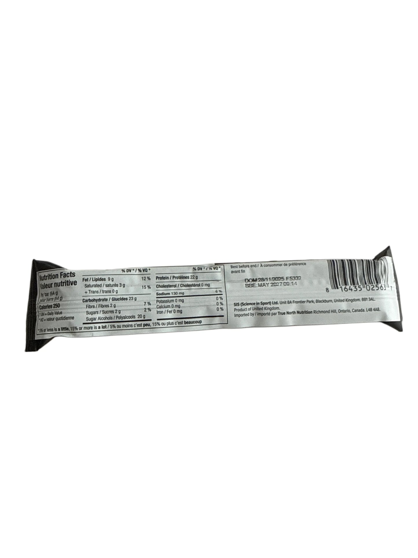 PhD Smart 22 Gram Cookies And Cream Protein Bar 64G - U.K Edition