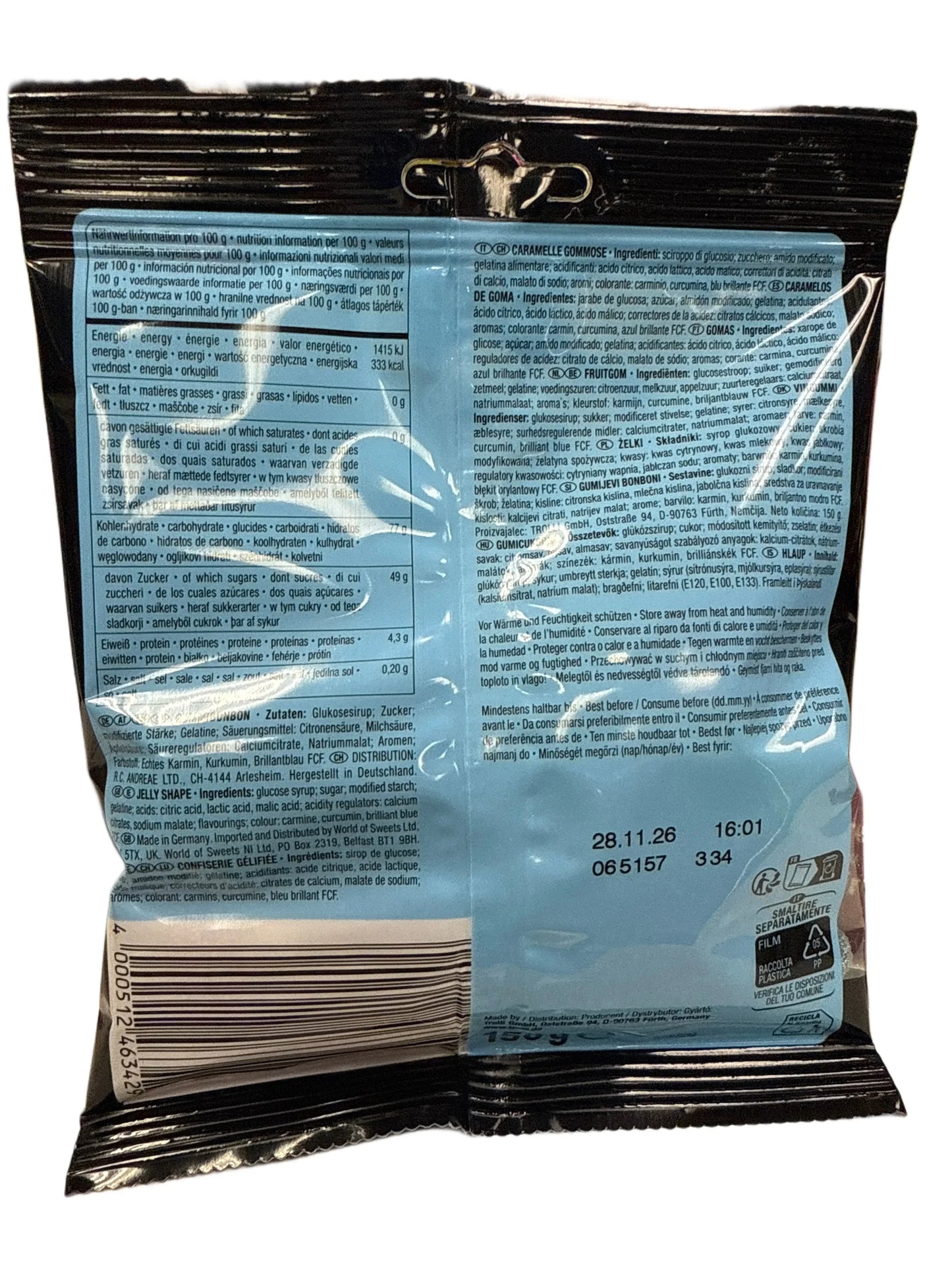 Trolli Sour Gummy Worms 150G - German Edition