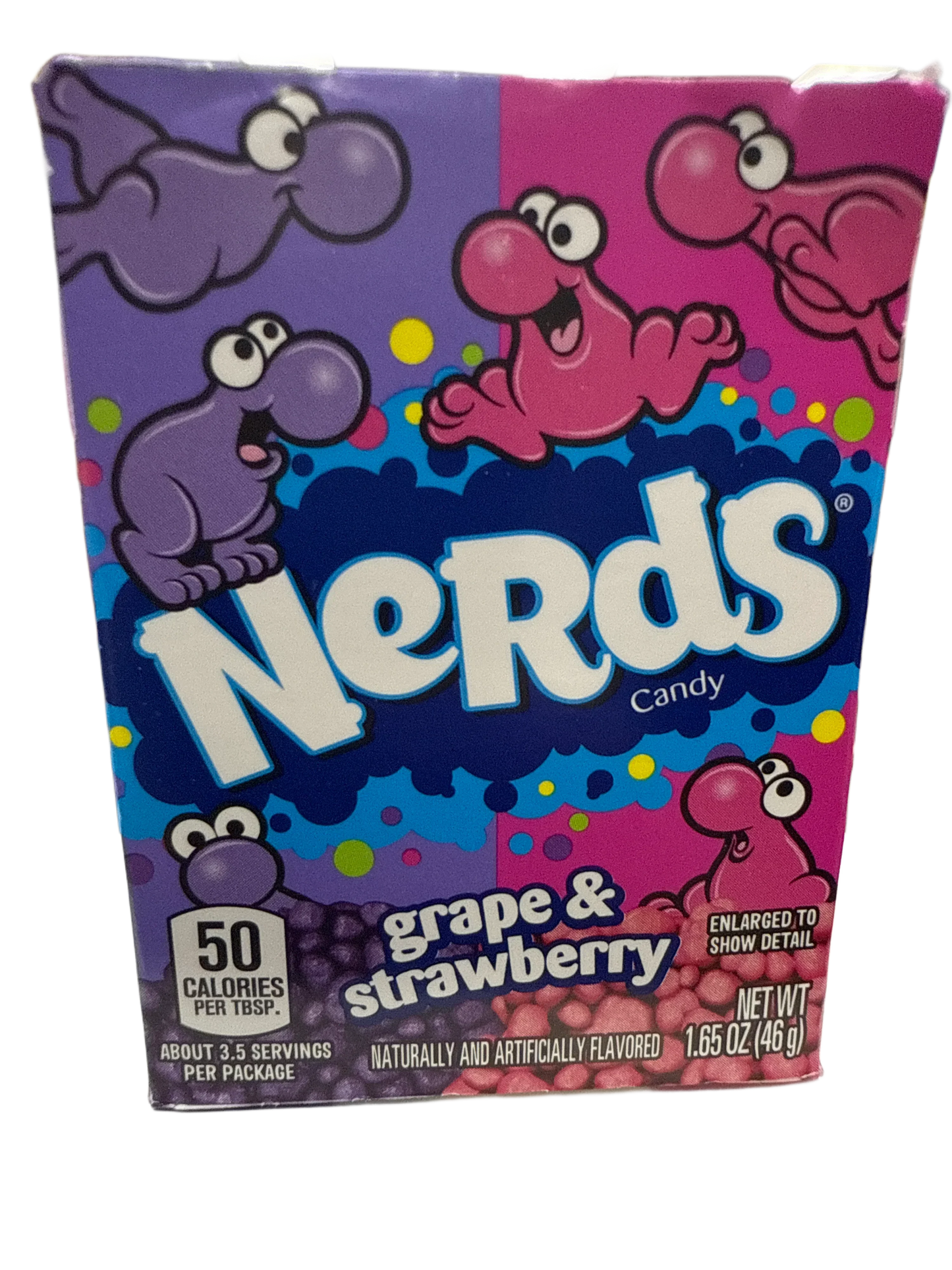 Nerds Grape And Strawberry Candy Box 46G - U.S Edition
