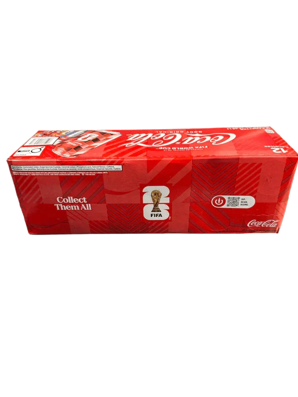 Coca Cola Limited Edition World Cup Case 12 Cans - Canadian Edition