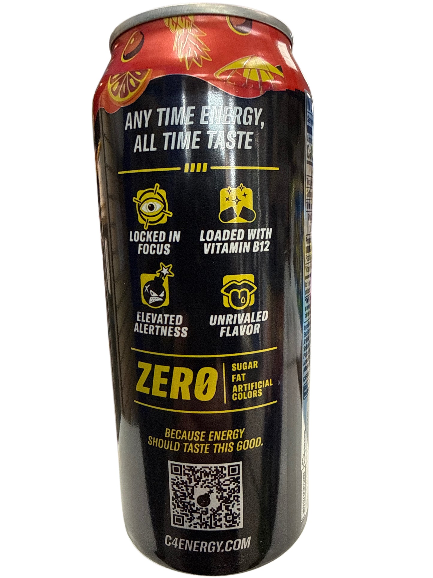C4 Zero Sugar Fruit Punch Ultimate Energy 473ML - International Edition
