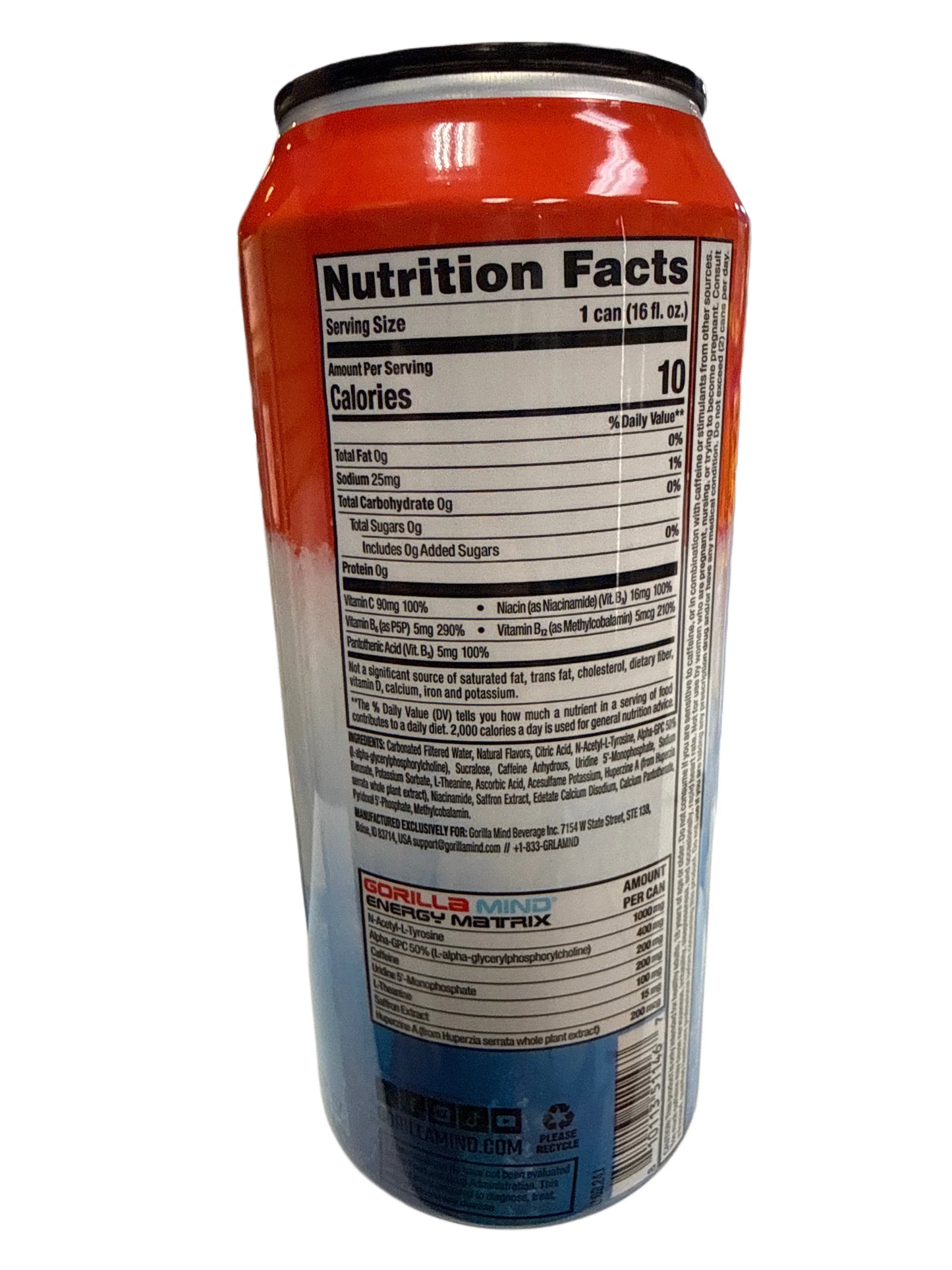 Gorilla Minds Bombsicle Energy Drink 473ML - International Edition