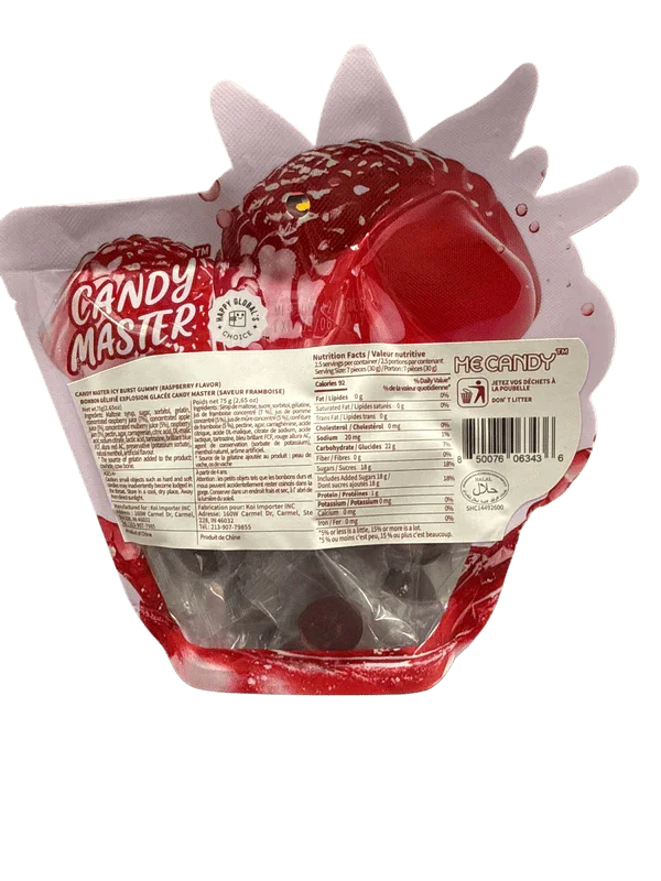 Peel & Pop Raspberry Burst Gummies 75G - China Edition