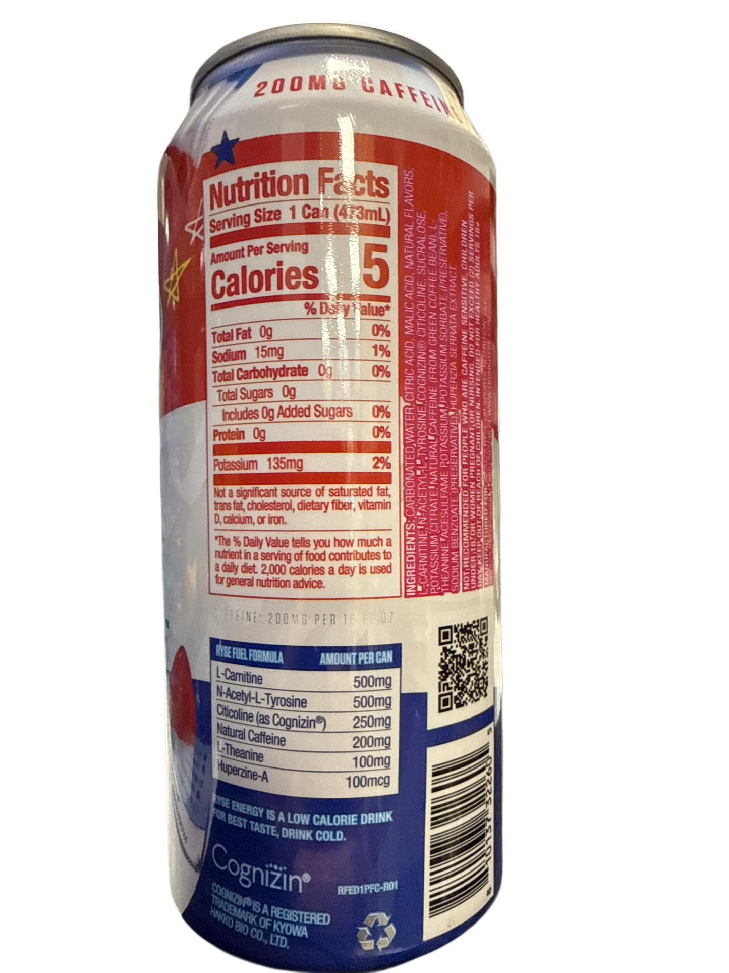 Ryse Zero Sugar Limited Edition Popsicle Fire Cracker Energy Drink 473ML - International Edition