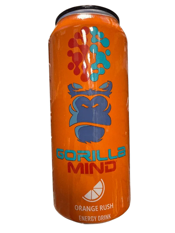 Gorilla Minds Zero Sugar Orange Rush 473ML - International Edition