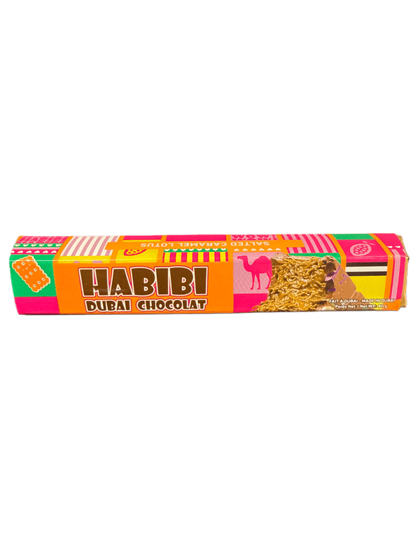 Habibi Dubai Chocolate Lotus Caramel Flavor 80G - U.A.E Edition