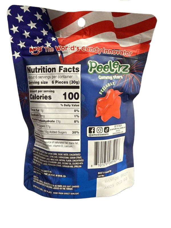 Peelerz Independence Day Stars 170G - U.S Edition