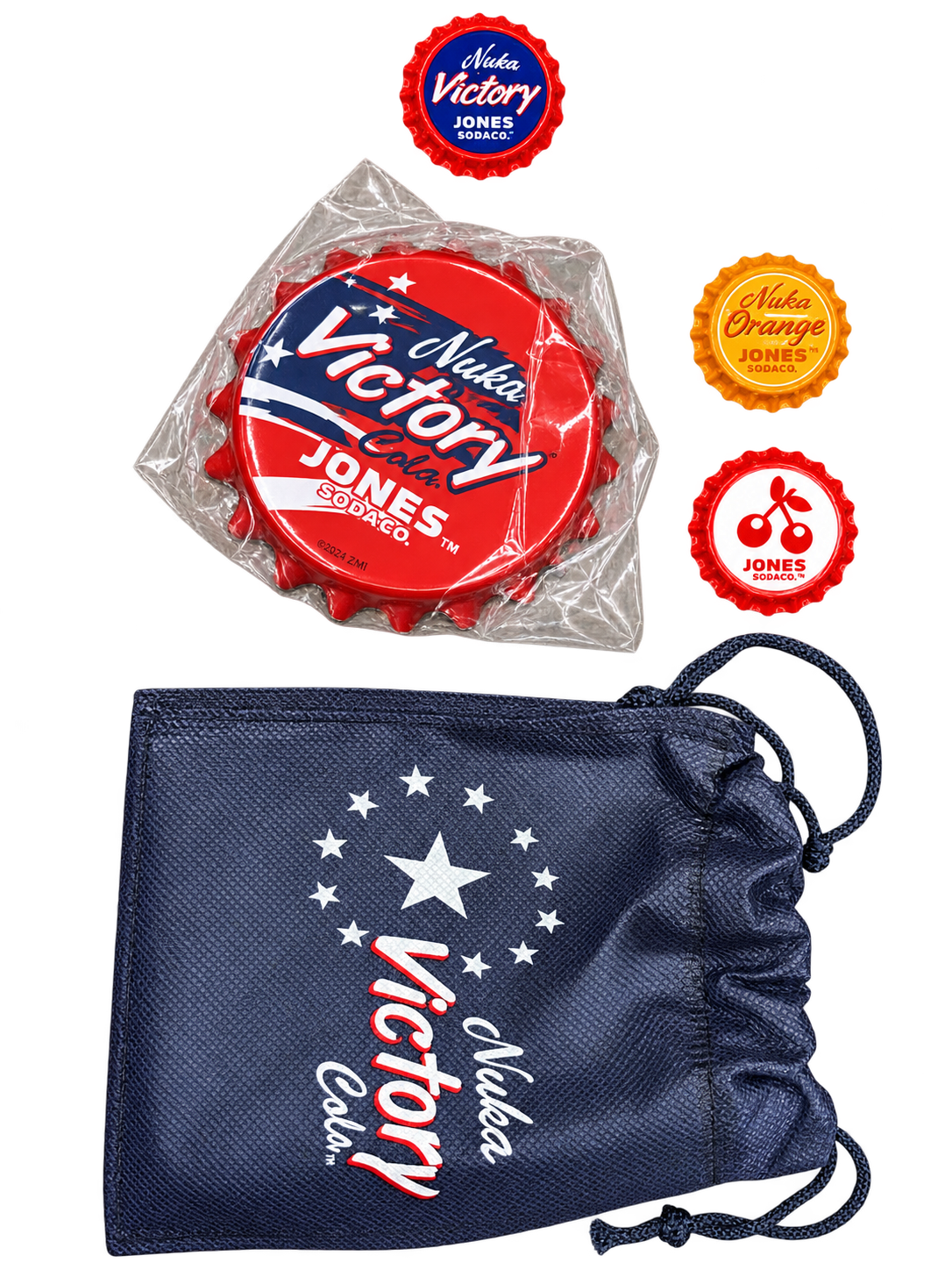 Jones Soda x Fallout Nuka-Cola Victory Collectible Bag Set