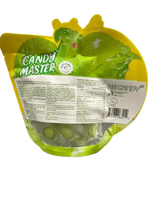 Peel & Pop Peelable Lime Gummies 75G - China Edition