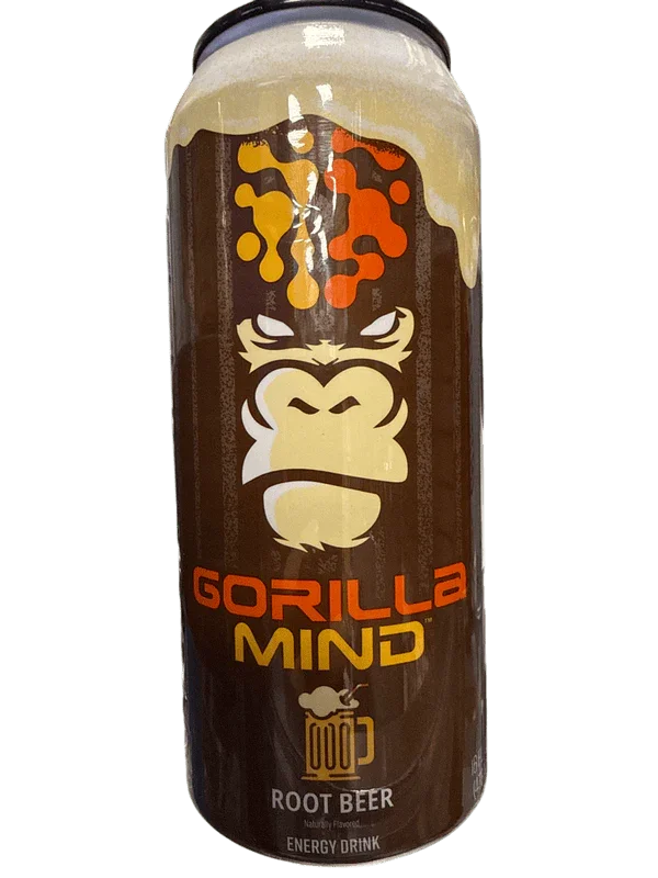 Gorilla Mind Zero Sugar Root Beer Energy Drink 473ML - International Edition