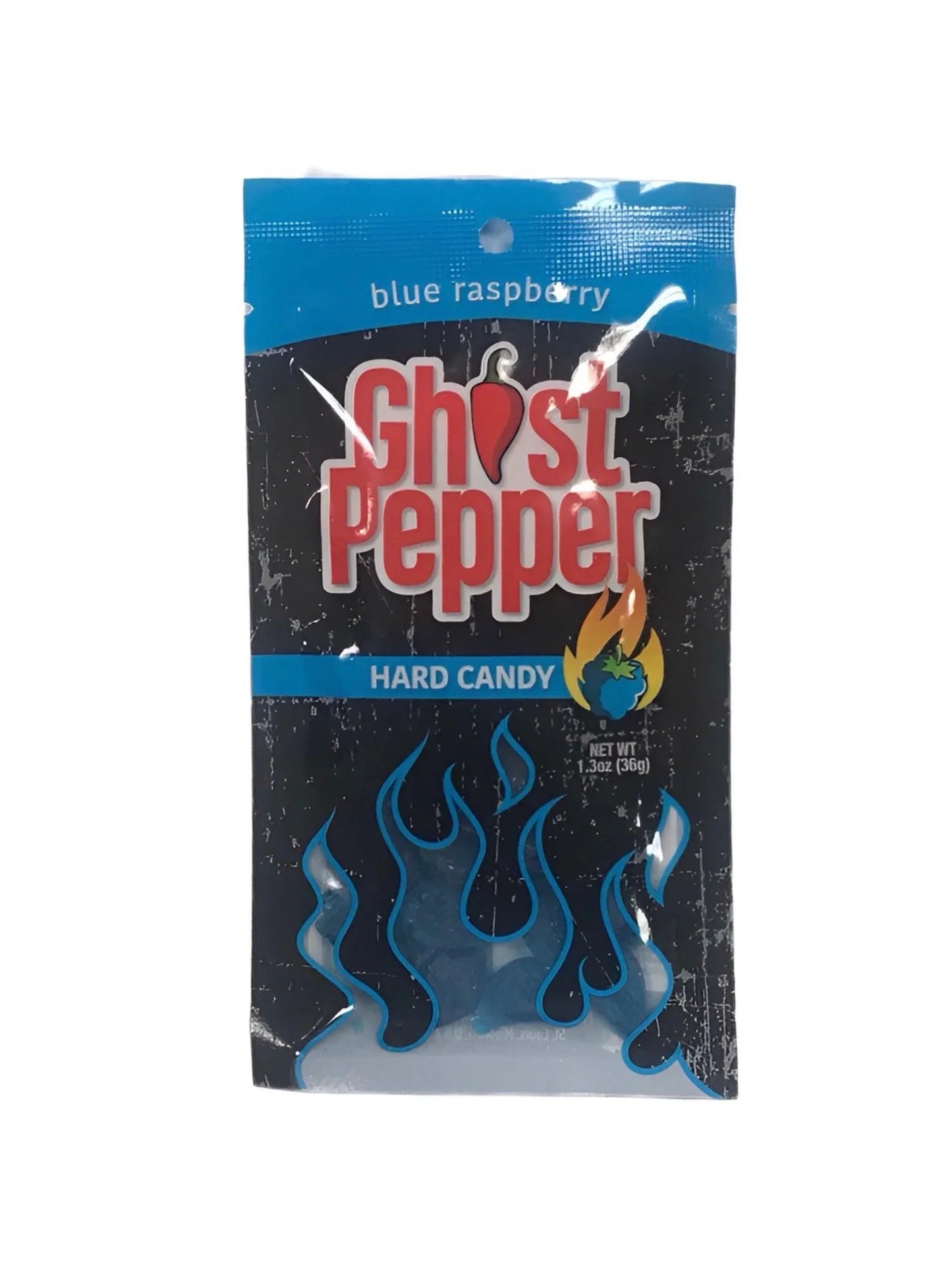 Ghost Pepper Blue Raspberry Hard Candy - 36 g - Extreme Snacks