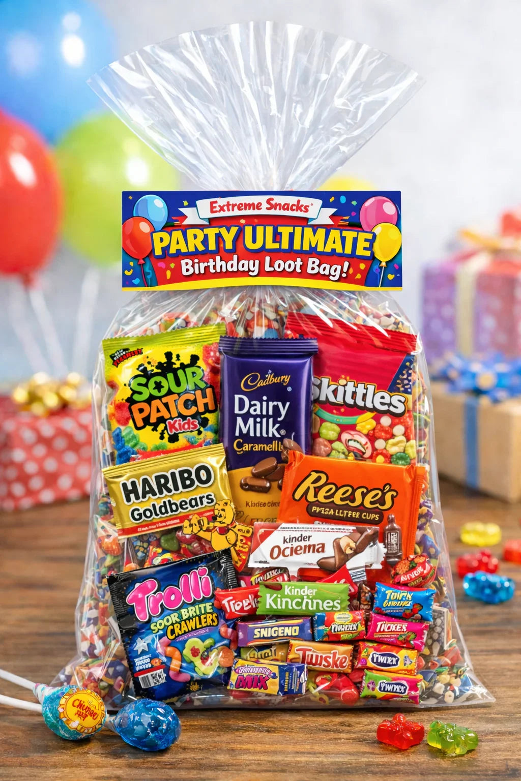 Extreme Snacks Party Ultimate Birthday Loot Bag