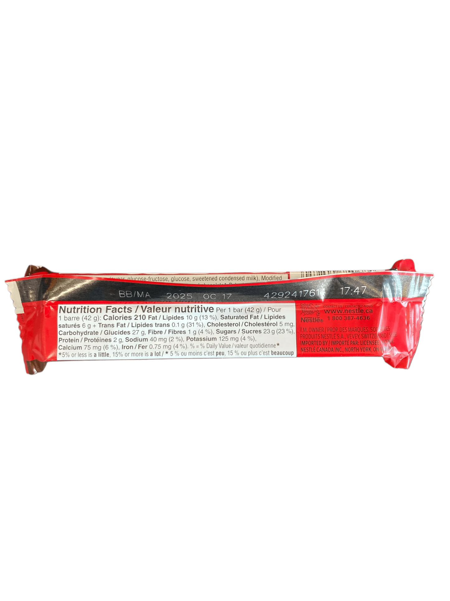 Kit Kat Chunky Rolo Chocolate 42G - Canada Edition