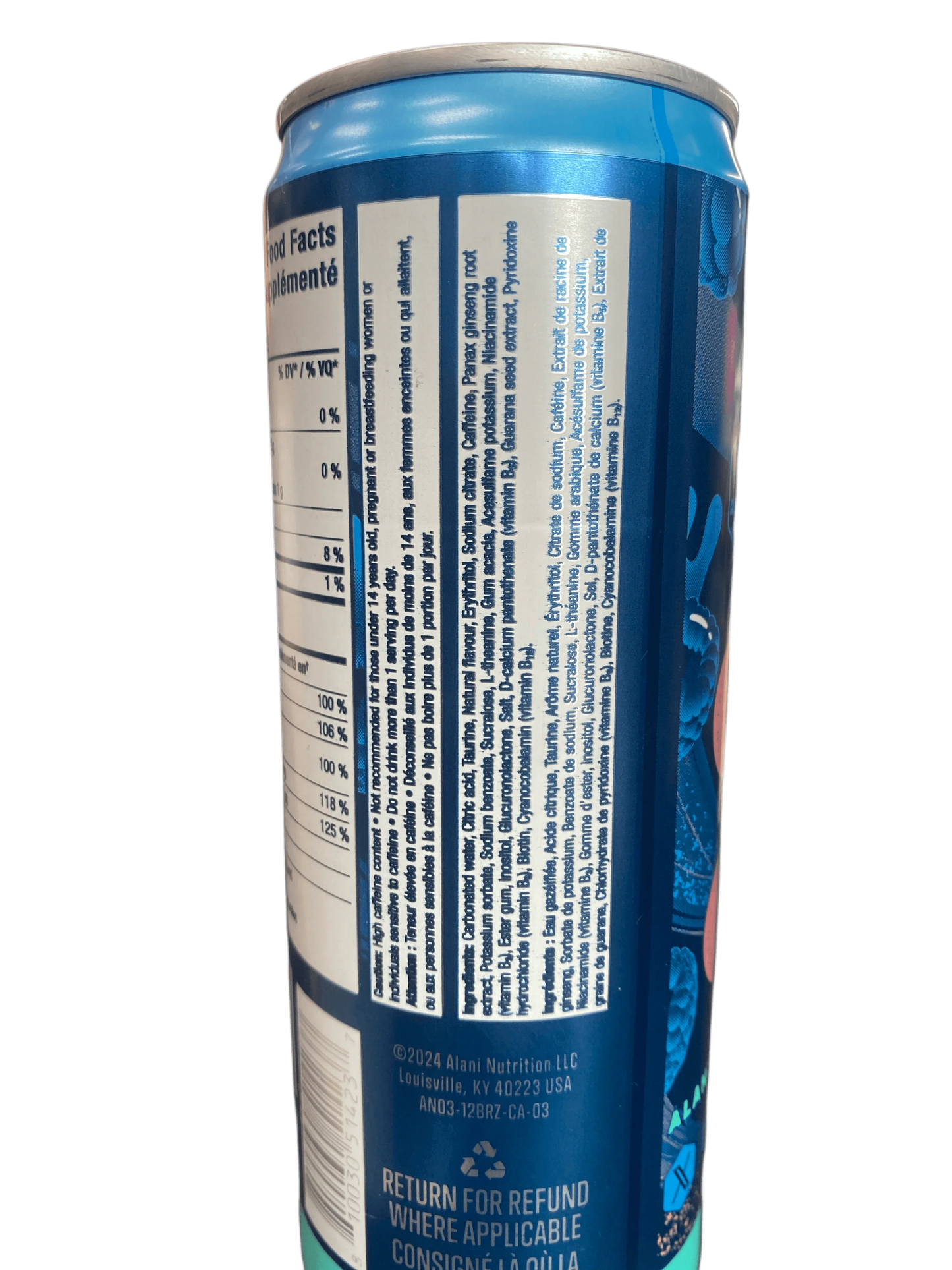 Alani Nu Energy - Breezeberry 355ML - Canadian Edition