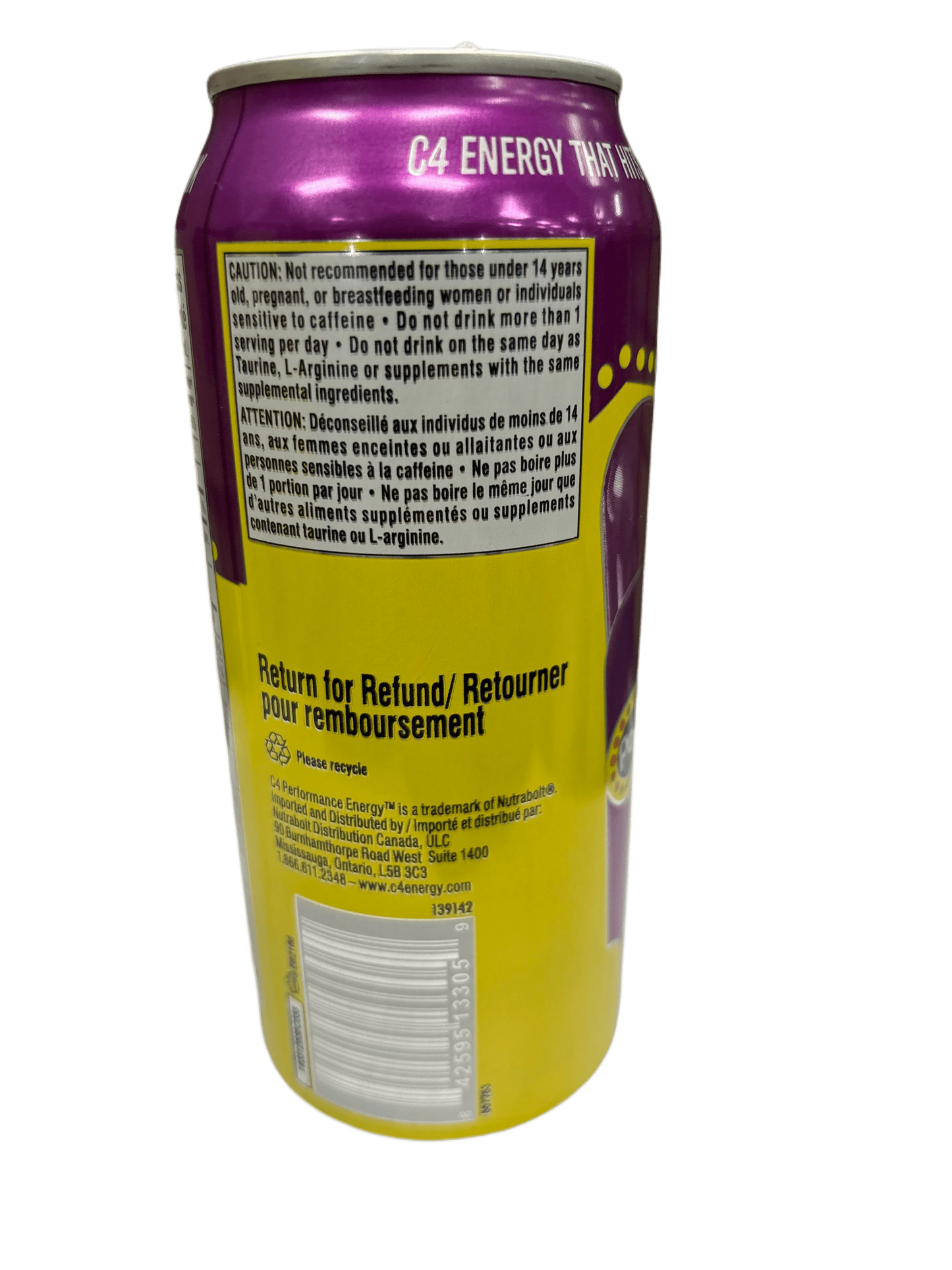 C4 Popsicle Grape Energy Drink 473ML - Extreme Snacks