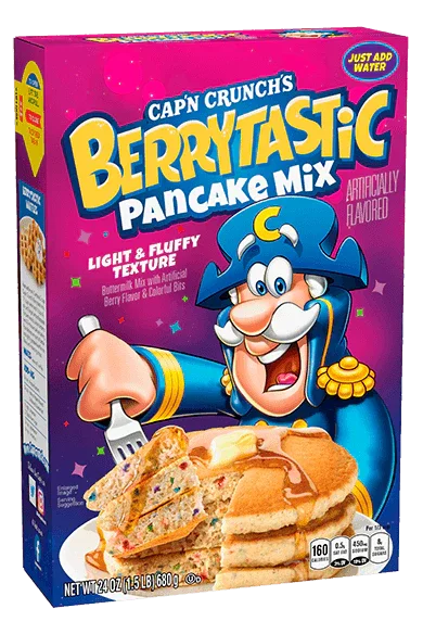 Cap'n Crunch's Berrytastic Pancake Mix - Extreme Snacks