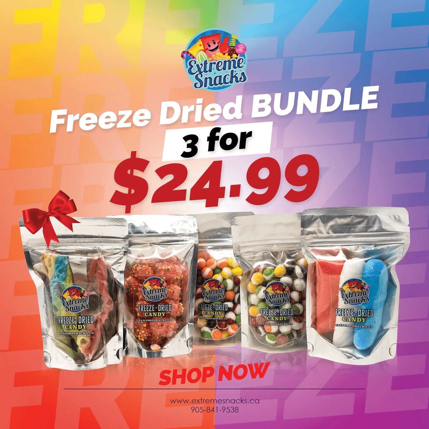 Extreme Snacks Freeze Dried Airheads Candy - Extreme Snacks