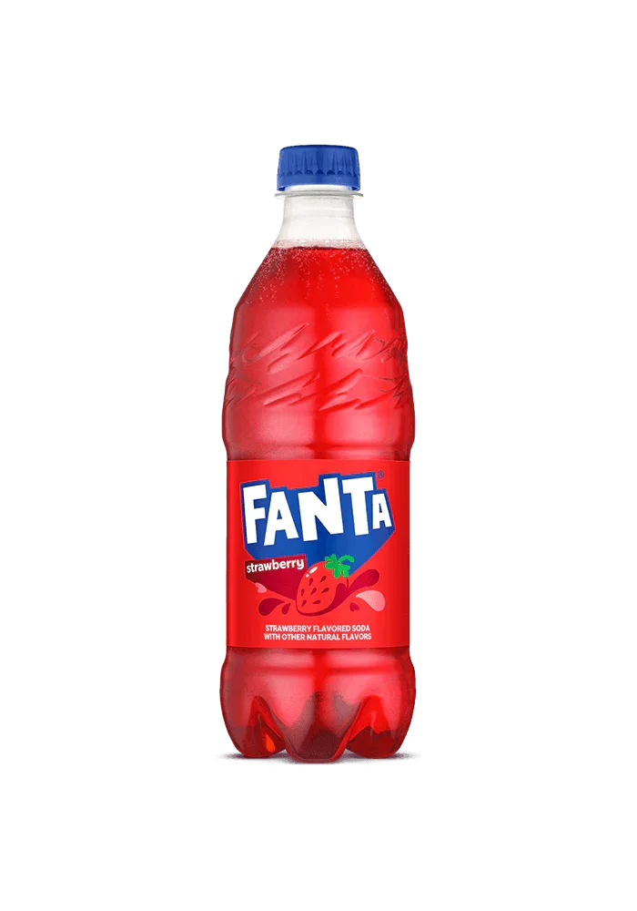 Fanta Strawberry Bottle 591ML - Extreme Snacks