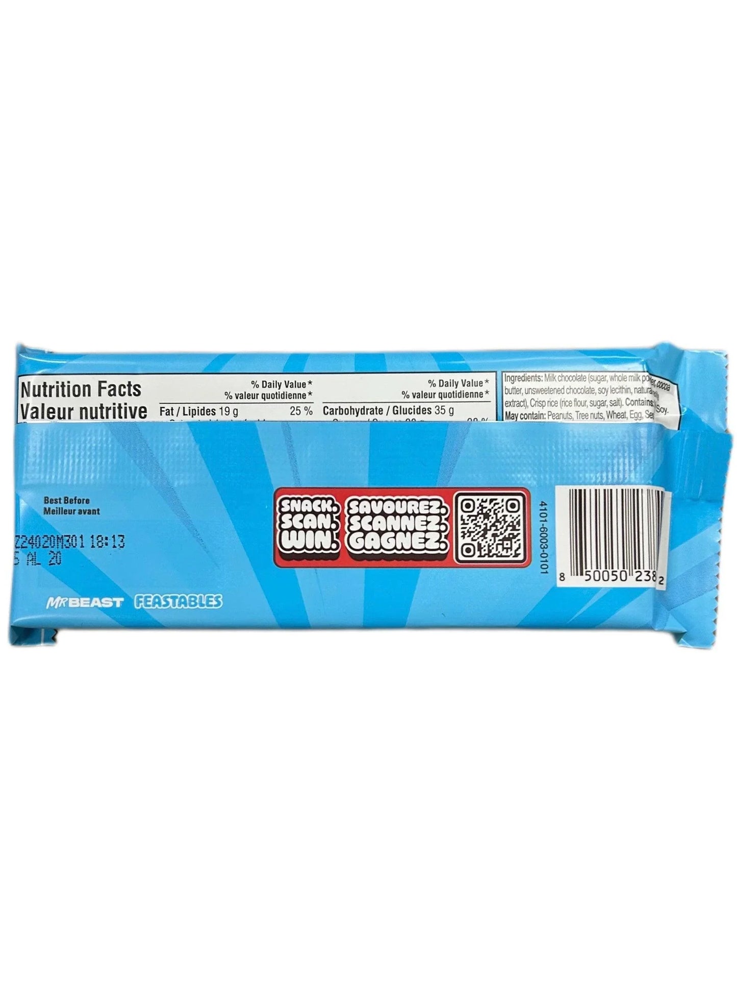 Feastables Mr.Beast Milk Crunch 60G *NEW DESIGN* - Extreme Snacks