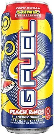 G Fuel Sonic Peach Rings Energy Drink - Extreme Snacks