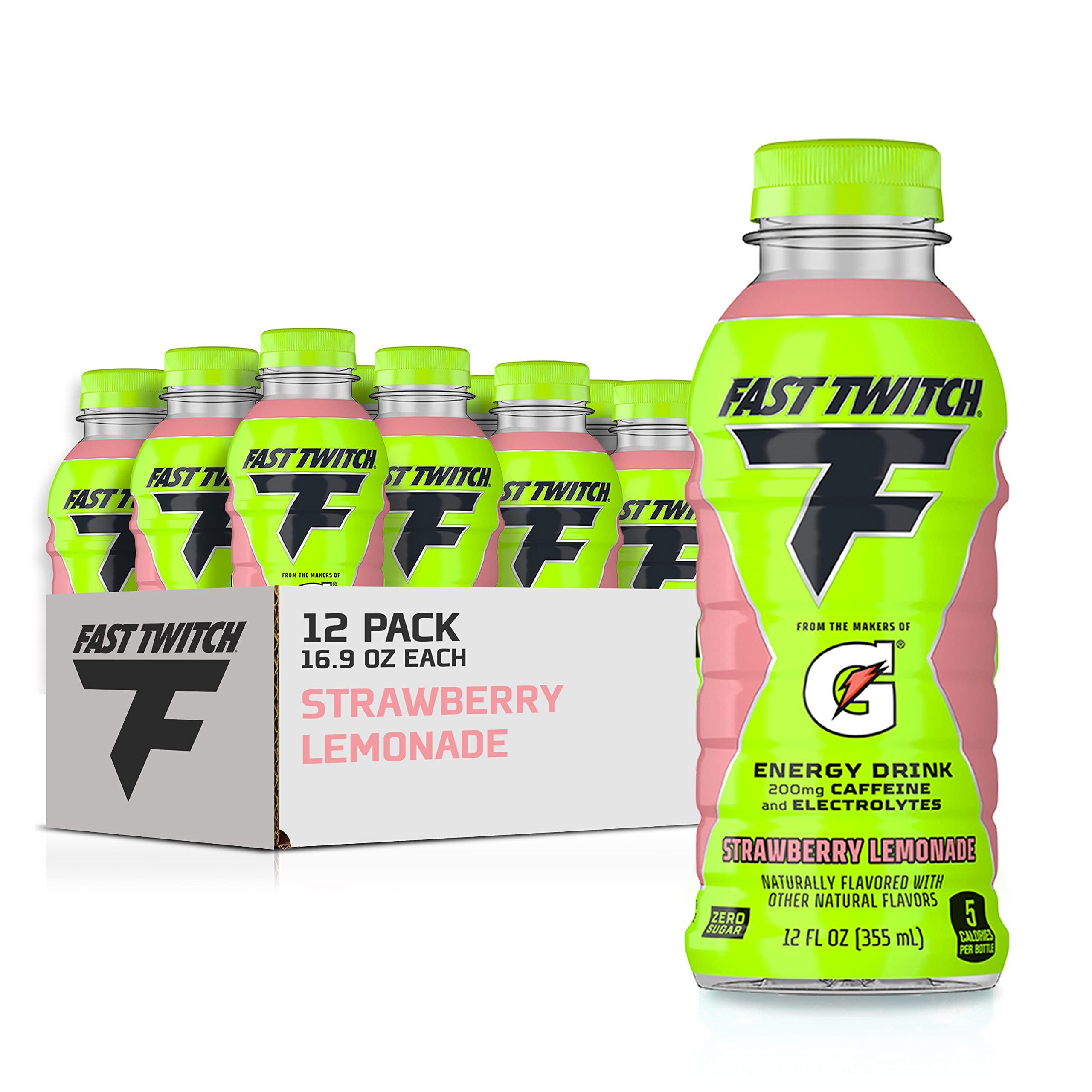 Gatorade Fast Twitch Energy Drink Strawberry Lemonade