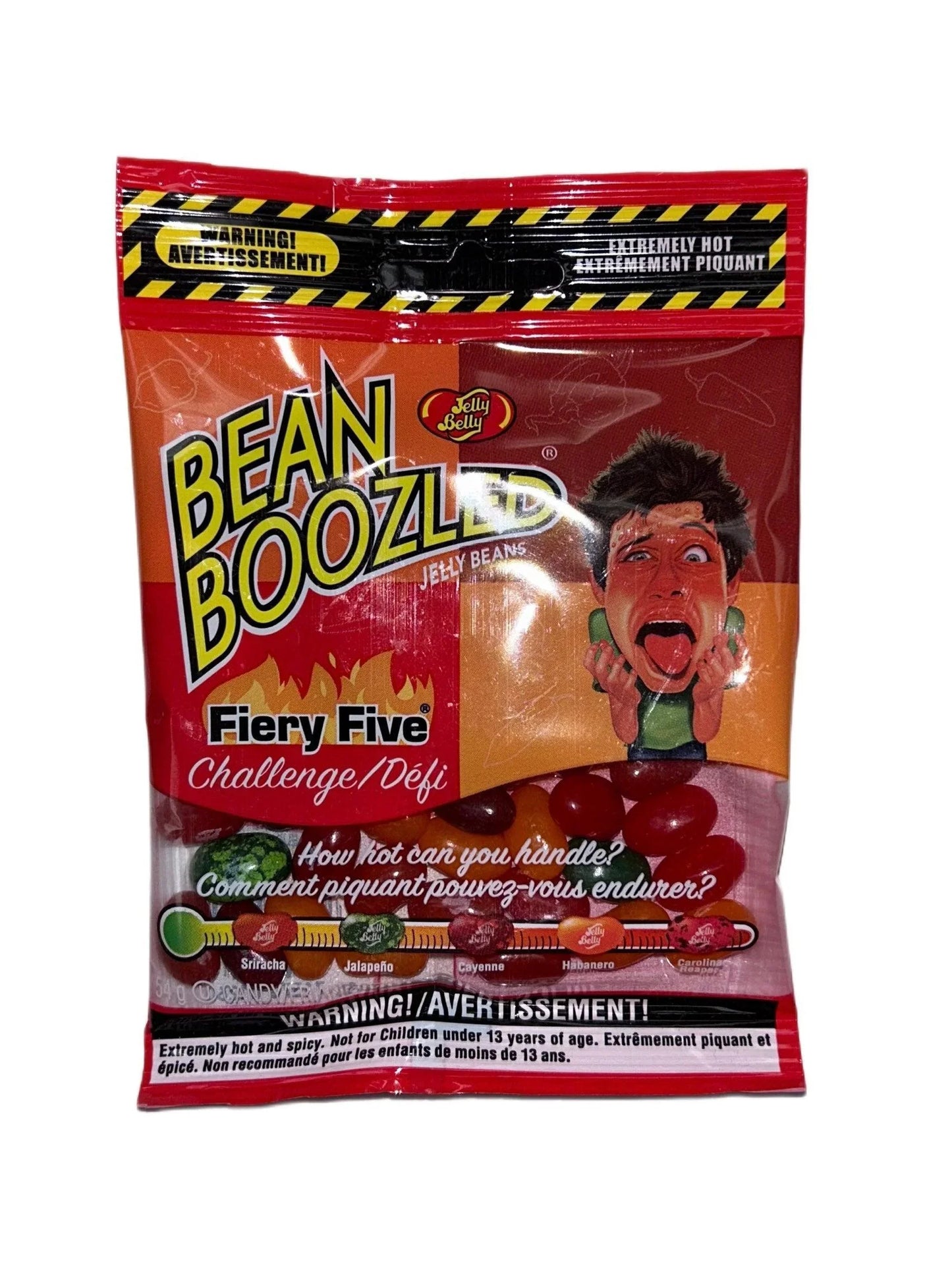 Jelly Belly Bean Boozled Fiery Five Candy Bag 54G - Extreme Snacks
