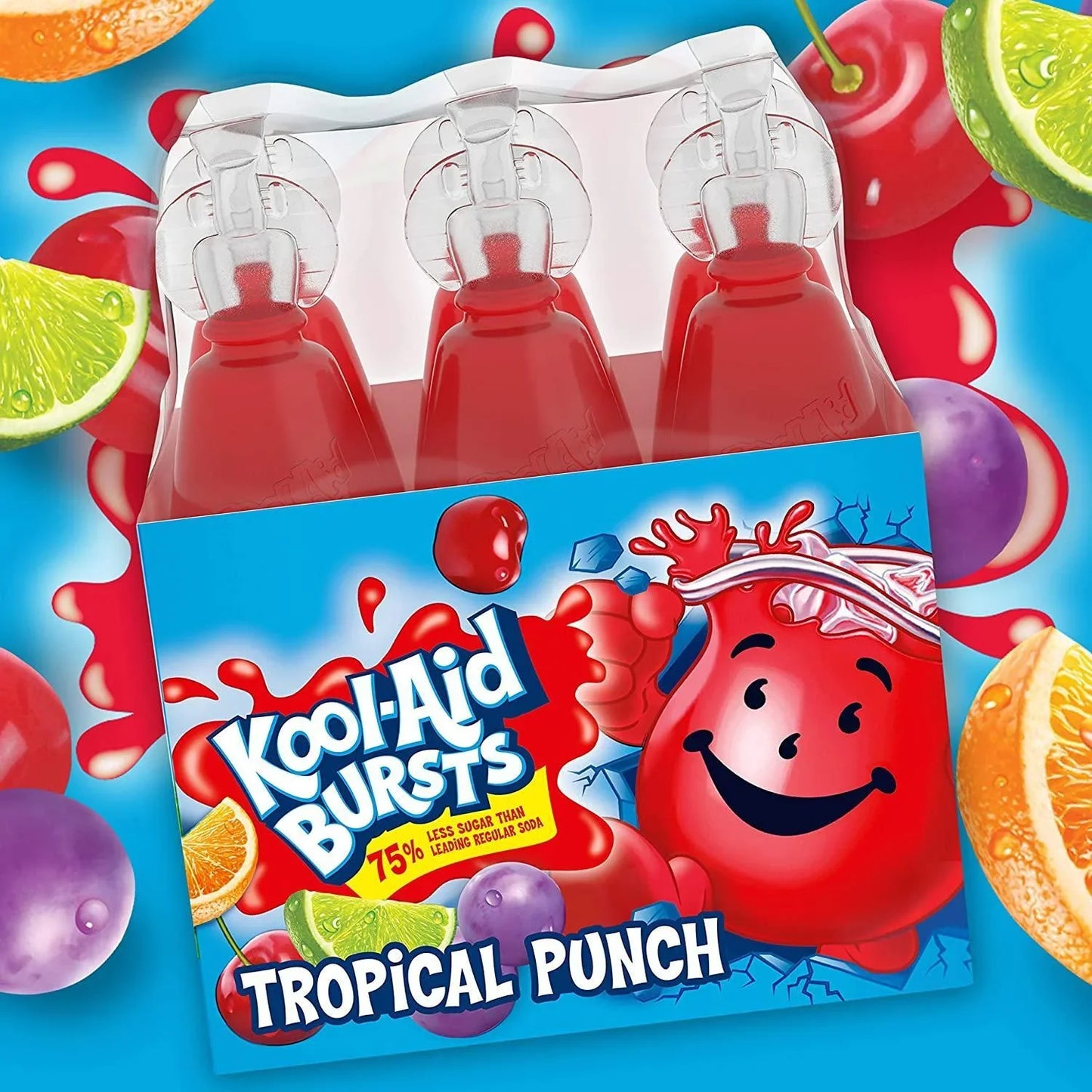 Kool-Aid Bursts Tropical Punch 6 Pk - Extreme Snacks