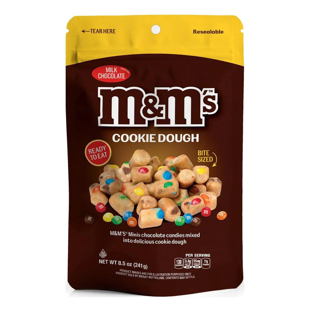 M&M Cookie Dough Bites Bag - Extreme Snacks