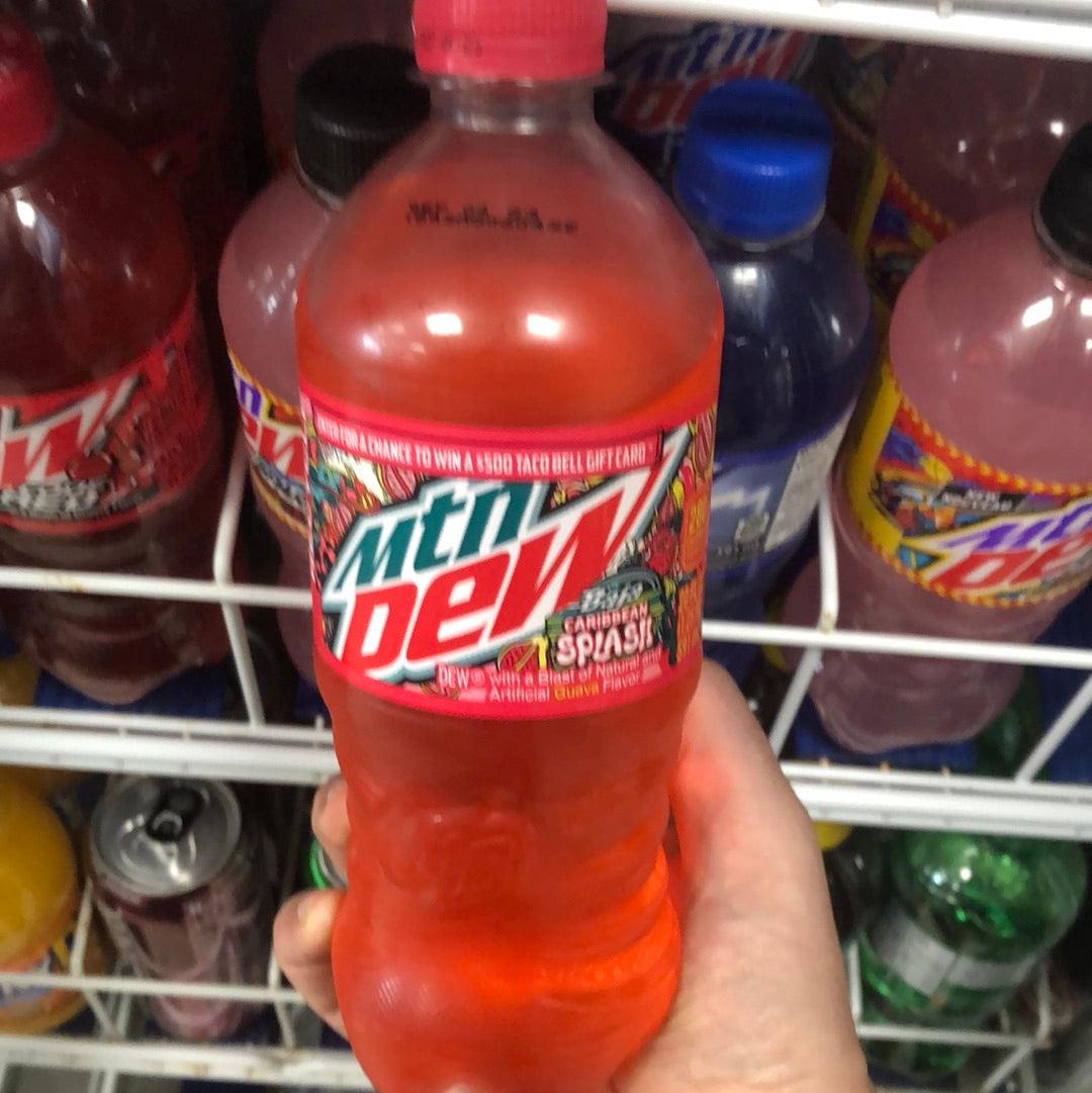 Mountain Dew Baja Caribbean Splash Bottle