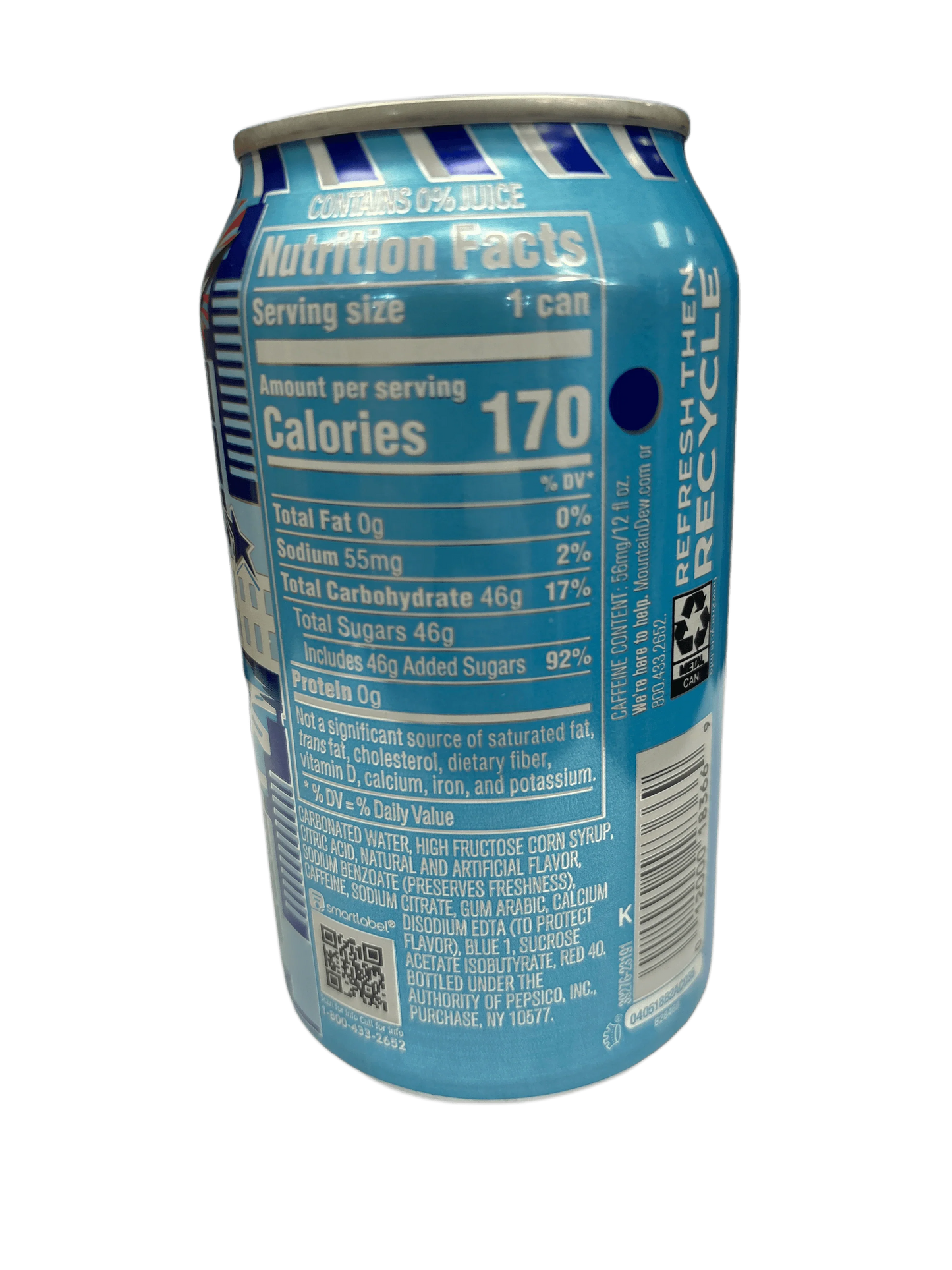 Mountain Dew Liberty Chill 355ML - Extreme Snacks