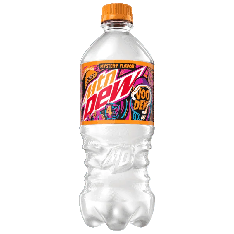 Mountain Dew Voo Dew Mystery Flavor 2022 Bottle 591 mL - Extreme Snacks