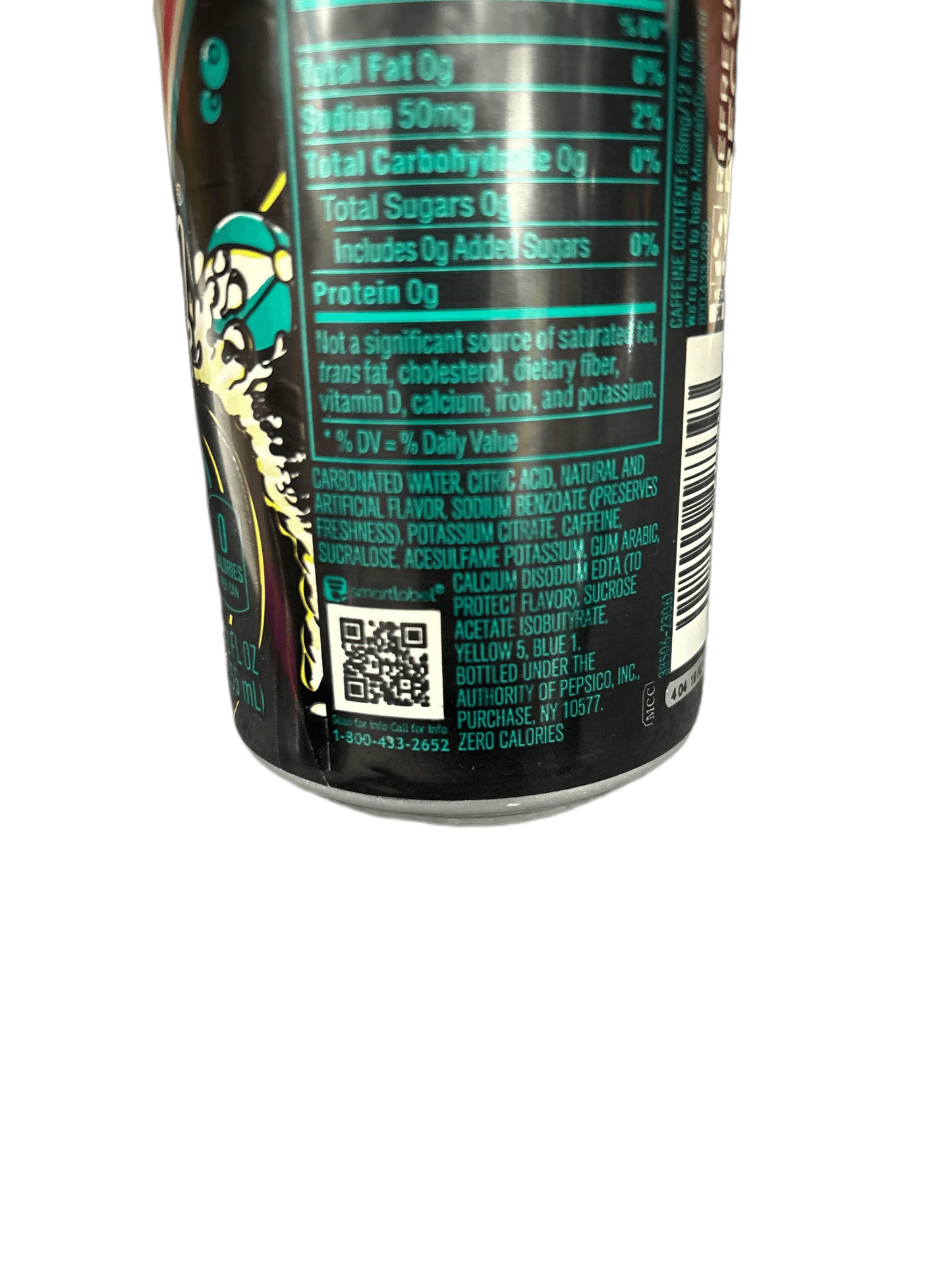 Mountain Dew Zero Sugar Baja Blast 12OZ - Extreme Snacks