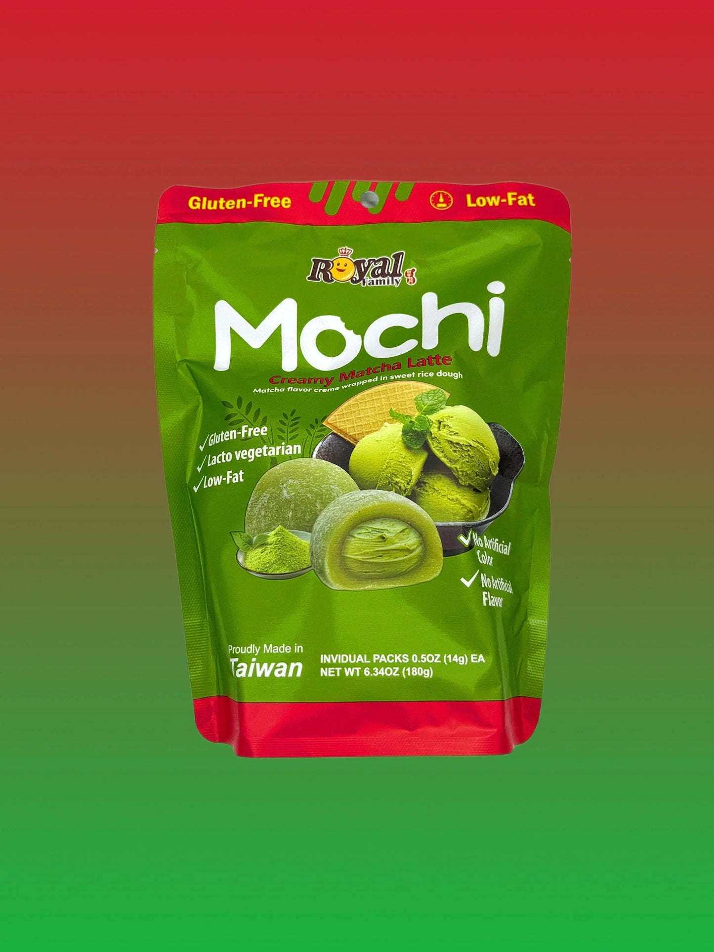 Royal Family Mochi Creamy Matcha Latte 180G - Extreme Snacks