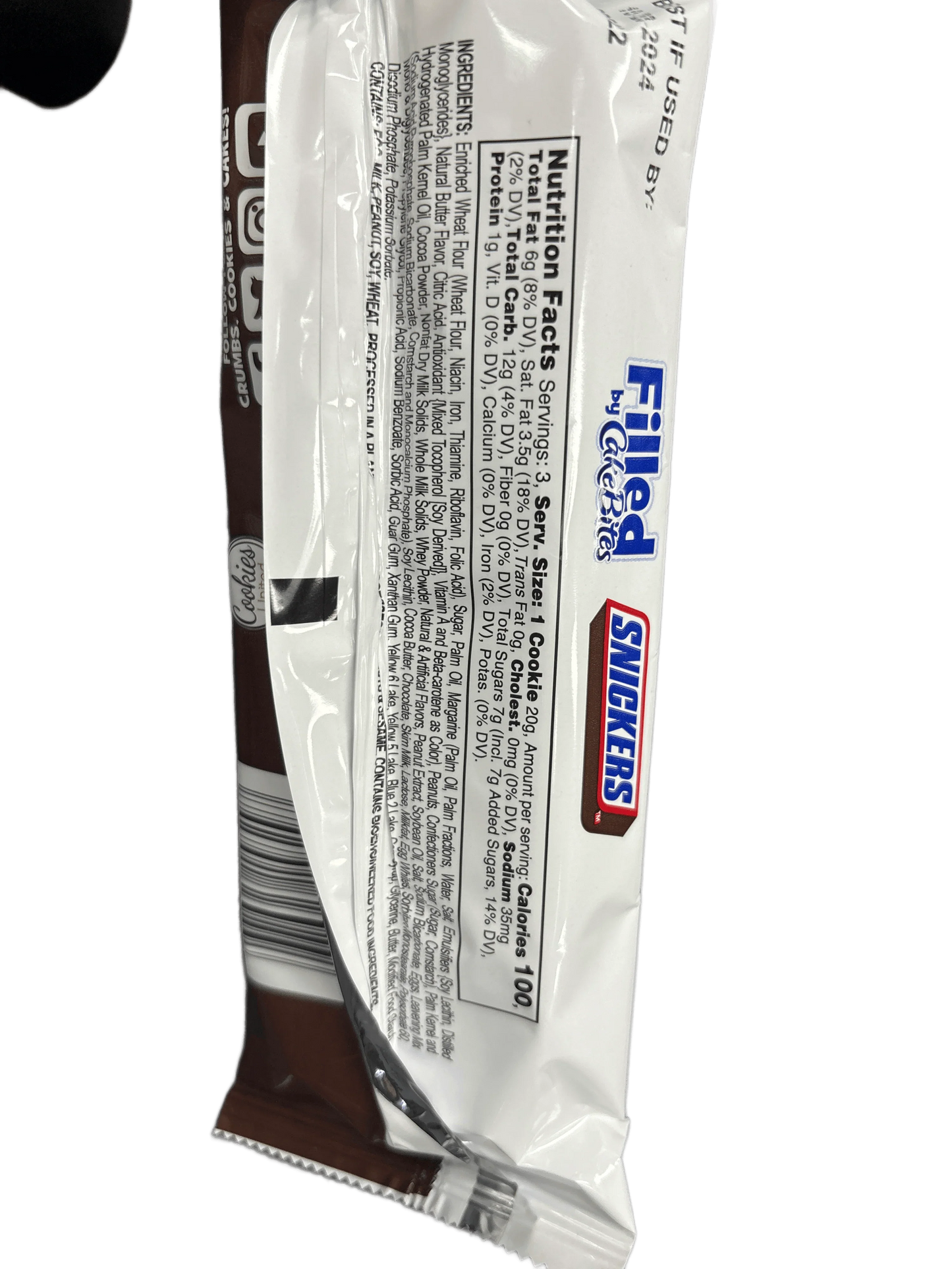 Snickers Filled By Cake Bites 2.12OZ - Extreme Snacks