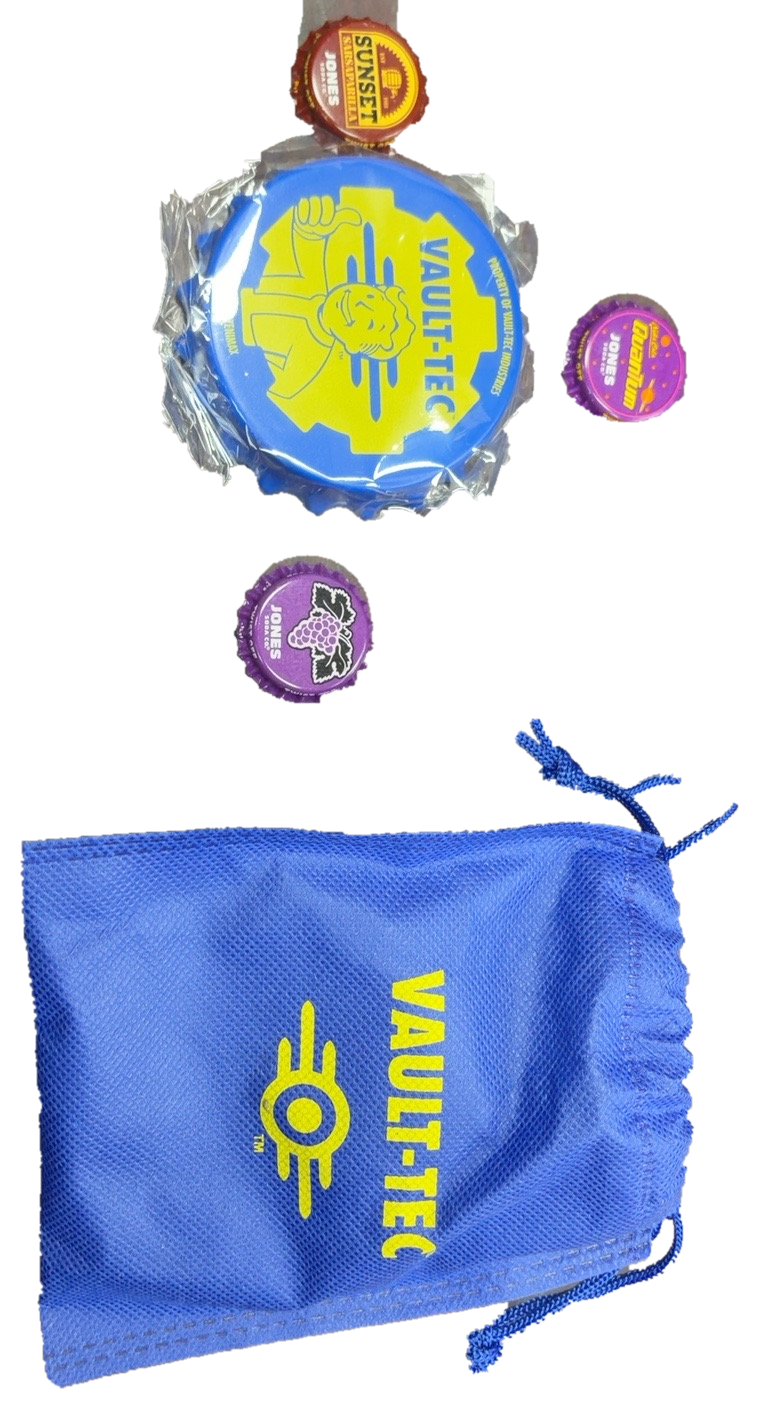 Jones Soda x Fallout Vault-Tec Collectible Bag Set