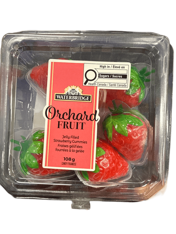 Waterbridge Orchard Fruit Jelly Filled Gummies 108G – Canadian Edition