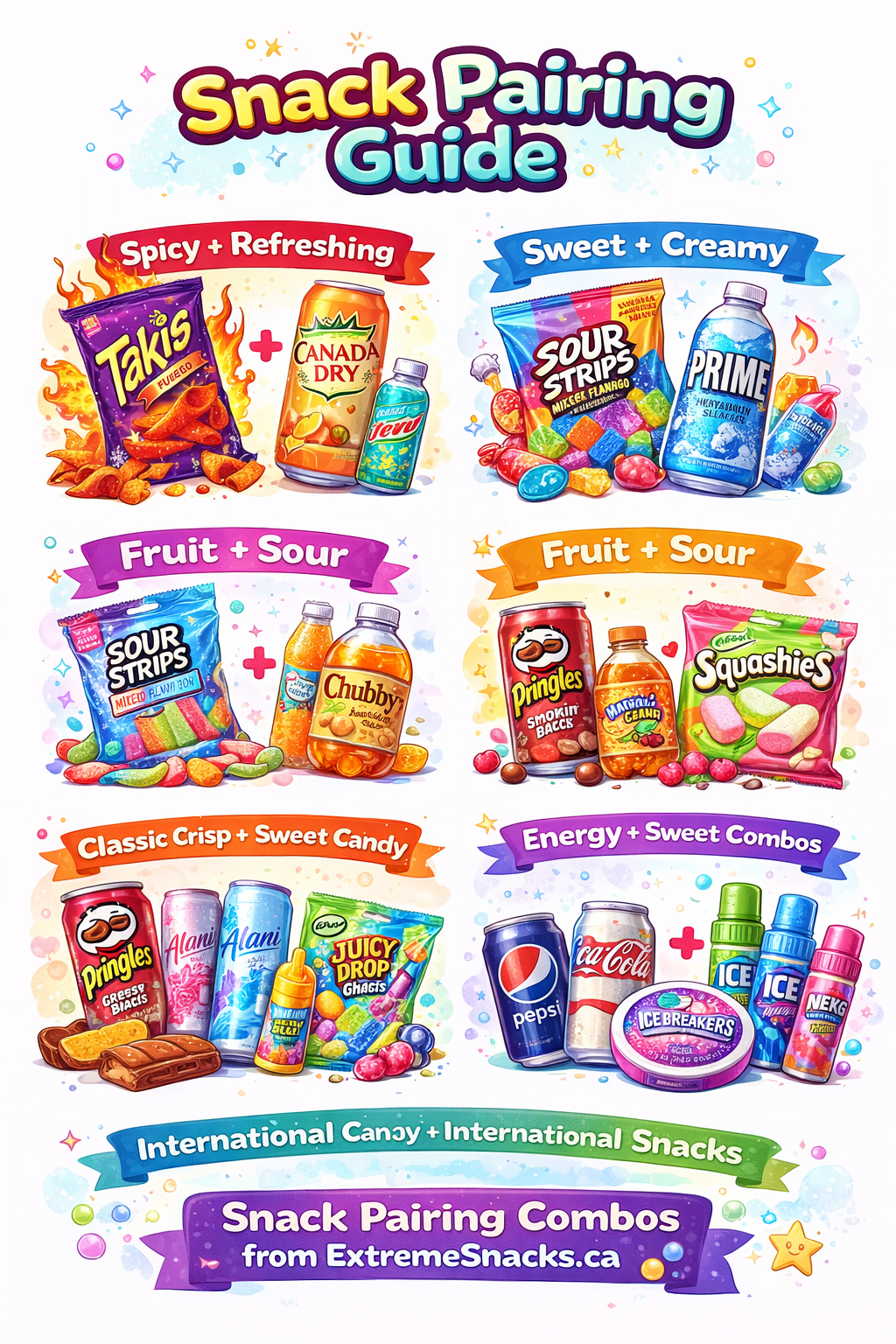 Snack Pairing Guide: Perfect Combos of Sweets, Chips & Drinks