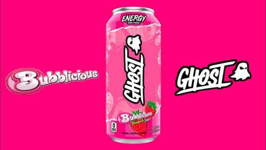 Ghost Bubblicious Strawberry Splash Energy Drink: A Refreshing Twist on Energy - Extreme Snacks