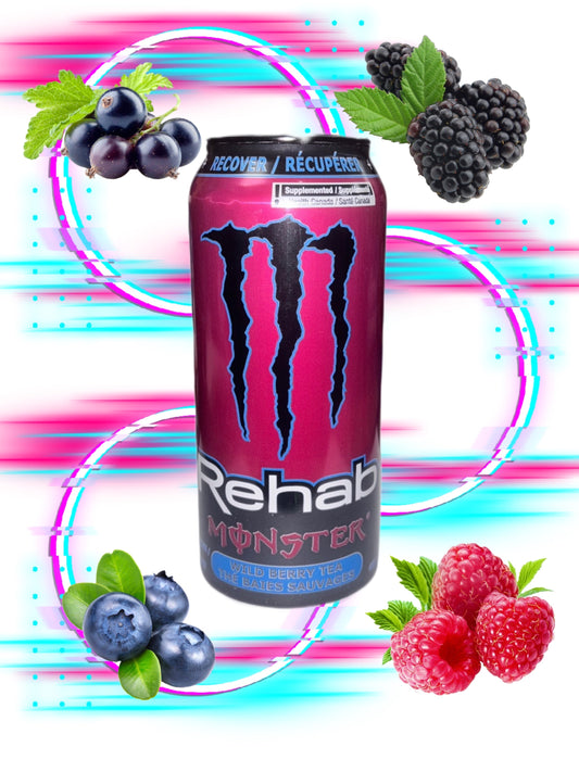 Monster Rehab Wild Berry Tea: A Refreshing Boost - Extreme Snacks