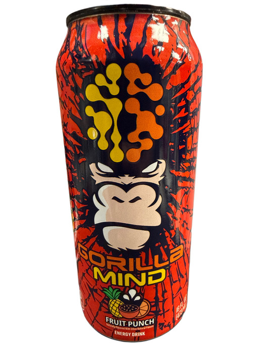 Gorilla Mind Zero Sugar Fruit Punch Energy Drink 473ML - International Edition