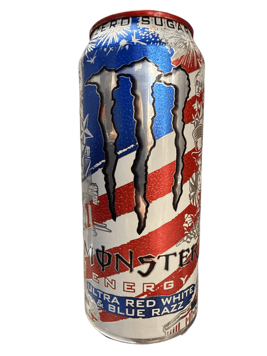 Monster Zero Sugar Ultra Red, White and Blue Razz 473ML - International Edition