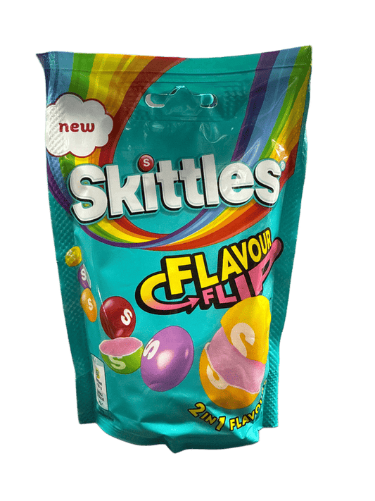 Skittles Flavour Flip Candy Bags 136G - U.K Edition