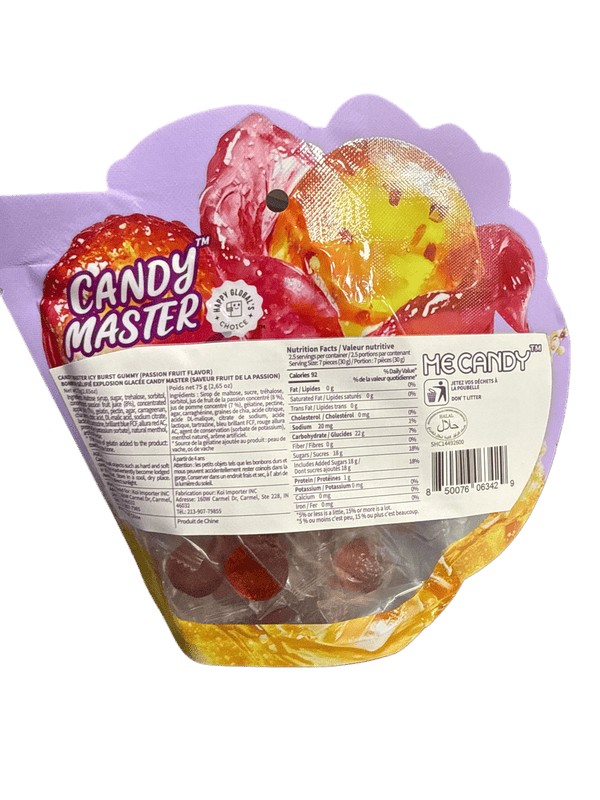 Peel & Pop Peelable Passionfruit Gummies 75G - China Edition
